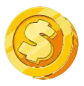 Goldmünze-Symbol